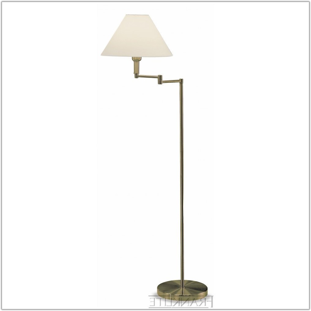 Floor Lamp Swing Arm Bronze