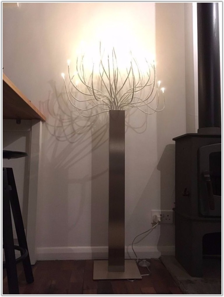 Ikea Stranne Led Floor Lamp Steel Lamps Home Decorating Ideas