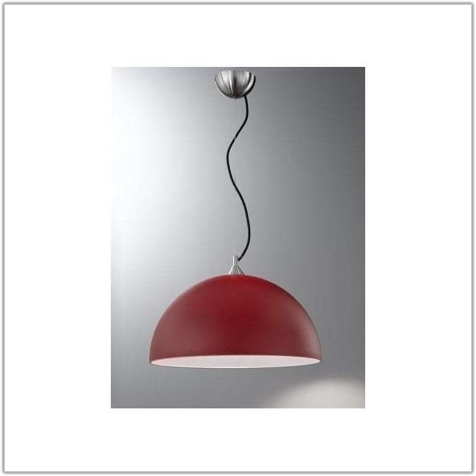 Large Red Ceiling Light Shades