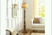Rustic Distressed Carved Wood Floor Lamp Rustic Distressed Carved Wood Floor Lamp