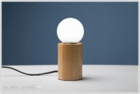 Small Round Oak Lamp Table Small Round Oak Lamp Table