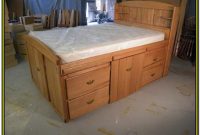 Bed Frame With Drawers Plans Bed Frame With Drawers Plans