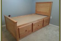 Bed Frame With Drawers Plans Free Bed Frame With Drawers Plans Free