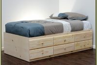 Bed Frame With Drawers Twin Bed Frame With Drawers Twin