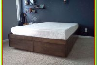 Bed Frame With Storage Drawers Plans Bed Frame With Storage Drawers Plans