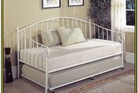 Daybed With Trundle White Metal Daybed With Trundle White Metal