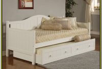 Daybed With Trundle White Wood Daybed With Trundle White Wood
