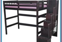 Double Loft Bed With Desk And Stairs Double Loft Bed With Desk And Stairs