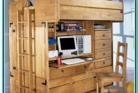 Double Loft Bed With Desk Plans Double Loft Bed With Desk Plans