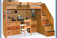 Full Size Loft Bed With Desk And Stairs Full Size Loft Bed With Desk And Stairs