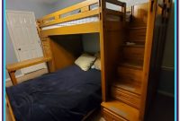 Full Size Loft Bed With Desk Wood Full Size Loft Bed With Desk Wood