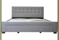 Grey Double Bed Frame With Drawers Grey Double Bed Frame With Drawers