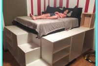 Ikea Platform Bed With Storage Diy Ikea Platform Bed With Storage Diy