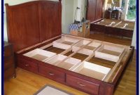 King Bed Frame With Storage Plans King Bed Frame With Storage Plans