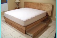 King Platform Bed With Drawers Underneath King Platform Bed With Drawers Underneath
