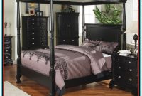 King Size Canopy Bed Black King Size Canopy Bed Black