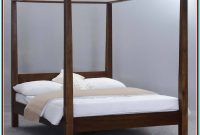 King Size Canopy Bed Wood King Size Canopy Bed Wood