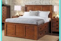 King Size Platform Bed With Drawers And Headboard King Size Platform Bed With Drawers And Headboard