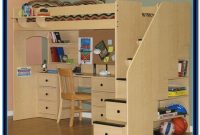Loft Bed With Desk And Stairs Plans Loft Bed With Desk And Stairs Plans