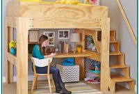 Loft Bed With Desk Plans Free Loft Bed With Desk Plans Free
