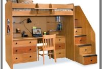 Loft Bed With Stairs And Desk Loft Bed With Stairs And Desk