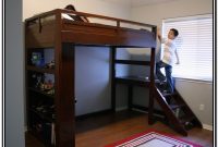 Loft Bed With Stairs And Desk Plans Loft Bed With Stairs And Desk Plans