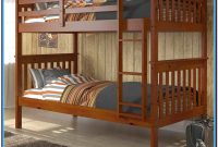 Merax Twin Over Twin Bunk Bed With Trundle In Espresso Finish Merax Twin Over Twin Bunk Bed With Trundle In Espresso Finish