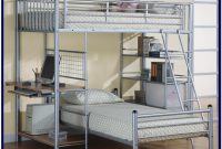 Metal Bunk Bed With Desk And Futon Metal Bunk Bed With Desk And Futon