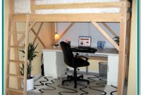 Queen Loft Bed With Desk Plans Queen Loft Bed With Desk Plans