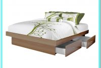 Queen Platform Bed With Drawers And Headboard Queen Platform Bed With Drawers And Headboard