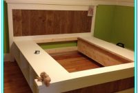 Queen Platform Bed With Storage Diy Plans Queen Platform Bed With Storage Diy Plans