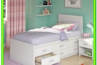 Twin Bed With 6 Drawers White Twin Bed With 6 Drawers White