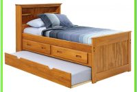 Twin Bed With Bookcase Headboard And Trundle Twin Bed With Bookcase Headboard And Trundle
