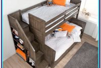 Twin Over Double Bunk Bed With Stairs Twin Over Double Bunk Bed With Stairs