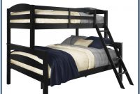Twin Over Full Bunk Bed Black Wood Twin Over Full Bunk Bed Black Wood