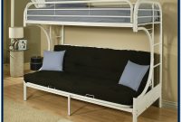 Twin Over Full Bunk Bed White Metal Twin Over Full Bunk Bed White Metal