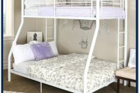 Twin Over Full Bunk Bed White Wood Twin Over Full Bunk Bed White Wood