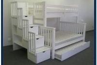 Twin Over Full Bunk Bed With Stairs And Trundle Twin Over Full Bunk Bed With Stairs And Trundle
