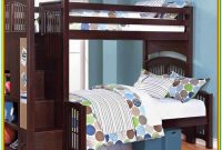 Twin Over Queen Bunk Bed With Stairs Twin Over Queen Bunk Bed With Stairs