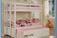 Twin Over Twin Bunk Bed With Trundle And Storage Drawers Twin Over Twin Bunk Bed With Trundle And Storage Drawers