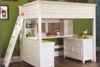 White Bunk Bed With Desk And Drawers White Bunk Bed With Desk And Drawers