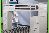 White Loft Bed With Stairs And Desk White Loft Bed With Stairs And Desk