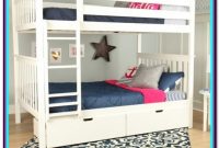 White Twin Over Twin Bunk Bed With Storage White Twin Over Twin Bunk Bed With Storage