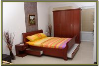 Wooden Double Bed Frame With Drawers Wooden Double Bed Frame With Drawers
