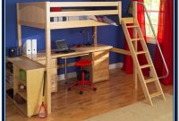 Wooden Loft Bed With Desk And Futon Wooden Loft Bed With Desk And Futon