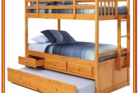 Bunk Bed With Shelves And Trundle Bunk Bed With Shelves And Trundle