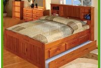 Full Size Captains Bed With Under Bed Storage Full Size Captains Bed With Under Bed Storage