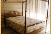 Full Size Wooden Canopy Bed Frame Full Size Wooden Canopy Bed Frame