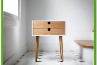 Ingrid Mid Century Modern White Bedside Table With Drawer Ingrid Mid Century Modern White Bedside Table With Drawer
