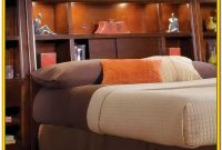 King Size Bed Headboard With Shelves King Size Bed Headboard With Shelves